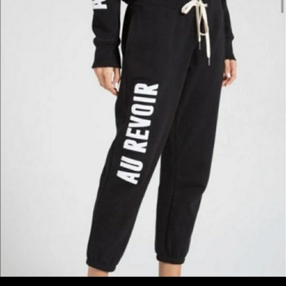 N:Philanthropy Au Revoir Black Small Sweatshirt & Jogger Set nwt - Picture 8 of 8
